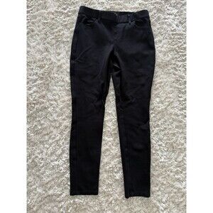 J. Crew Mercantile Pants Black Women's Size 6 Ankle Mid Rise Pockets Stretch